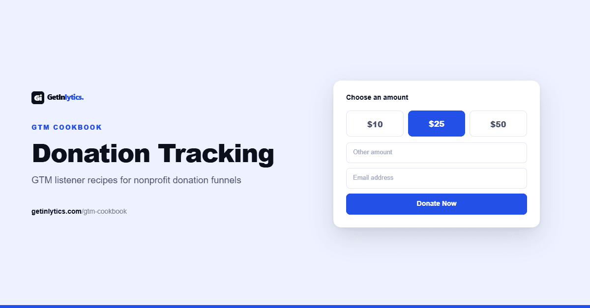 Donations GTM Listener Recipes